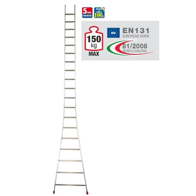 Vendita online Scala da appoggio 19 gradini Atlanta 5,38 m.
